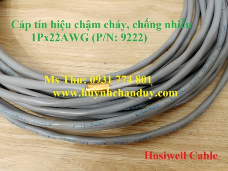 Cáp tín hiệu chậm cháy Hosiwell - Thái Lan