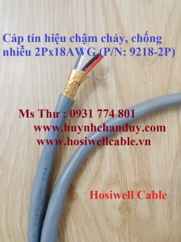 Cáp tín hiệu chậm cháy Hosiwell - Thái Lan