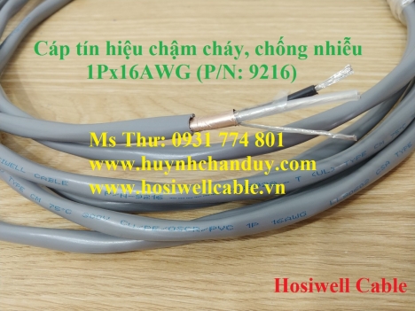 Cáp tín hiệu chậm cháy Hosiwell - Thái Lan