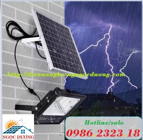 đèn led pha 60w năng lượng mặt trời,đèn năng lượng mặt trời, đèn NLMT sân vườn,đèn led pha 60W