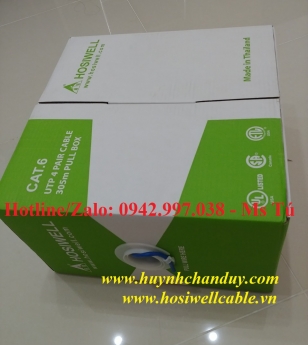 Cáp mạng LAN Cat.6e UTP 4P 23AWG, 305m/cuộn - P/N: 30022e-BL