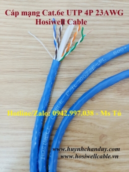 Cáp mạng LAN Cat.6e UTP 4P 23AWG, 305m/cuộn - P/N: 30022e-BL