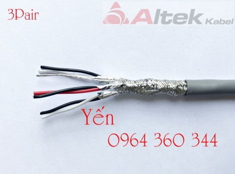 cáp tín hiệu vặn xoắn từng đôi Altek Kabel chống nhiễu