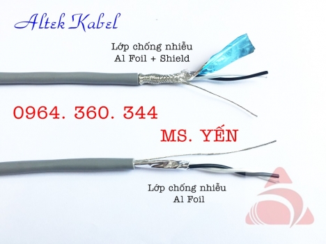 cáp tín hiệu vặn xoắn từng đôi Altek Kabel chống nhiễu