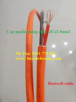 Cáp nguồn chống cháy 2C x 1.5mm2