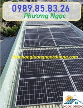 Điện mặt trời hòa lưới 3 pha, hệ thống điện mặt trời 3 pha 10KW, điện áp mái 10kW