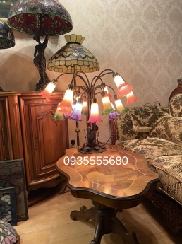 Giao lưu đèn hoa lily 18 tay đa sắc