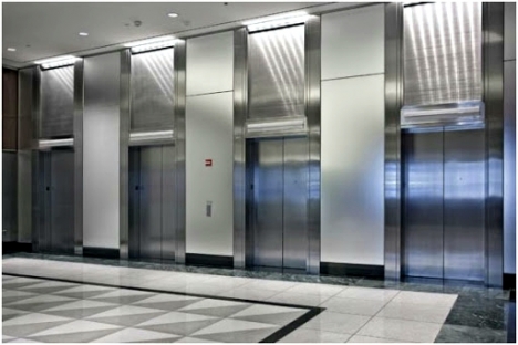 Ốp inox cửa thang máy