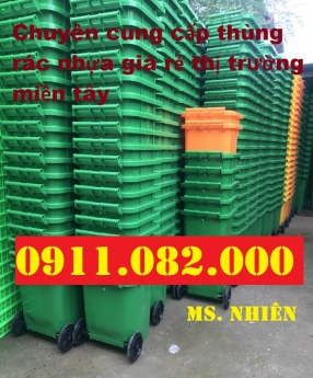 Phân phồi thùng rác 240 lit giá rẻ tại bình dương- thùng rác công nghiệp, thùng rác y tế giá rẻ- lh