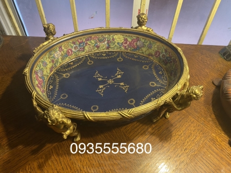 Giao lưu e khay gốm đồng hàng bỉ cao cấp