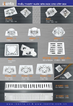 Phễu Thoát Sàn INOX 304 Cao Cấp
