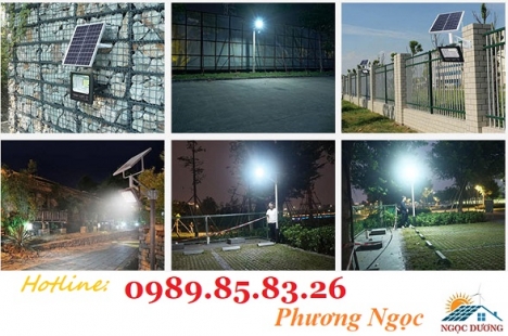 Đèn năng lượng mặt trời 25W, đèn led pha công suất 25W, đèn mặt trời