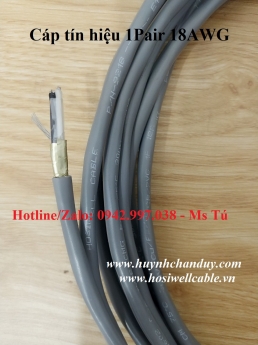 Cáp điều khiển tín hiệu 1Px18AWG (0.75mm2 - 1.0mm2) - P/N: 9218