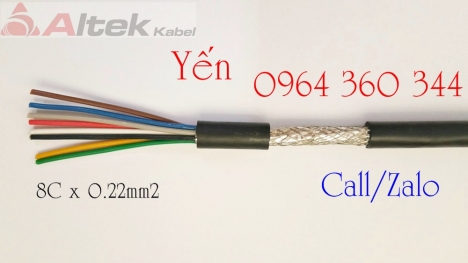 Cáp tín hiệu chống nhiễu lõi nhiều màu Altek kabel giá đại lý