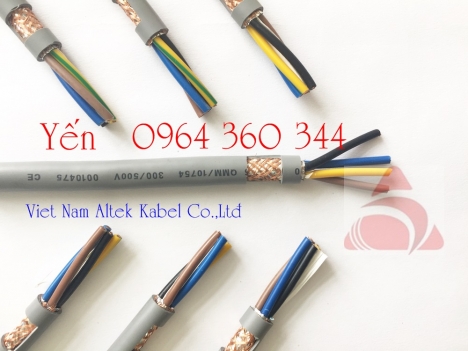 Cáp điều khiển nhập khẩu Altek Kabel có lưới chống nhiễu
