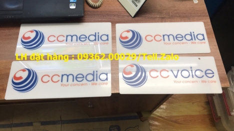 Gia công các loại biển phòng ban cho văn phòng, nhà xưởng, trung tâm thương mại