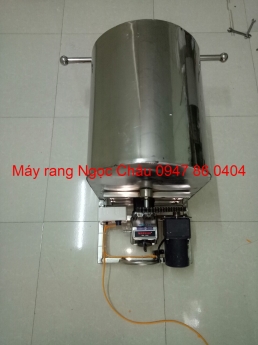 Máy rang đậu phộng, máy rang lạc, bột đậu phộng, ngũ cốc Ngọc Châu