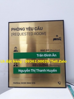 Gia công các loại biển phòng ban cho văn phòng, nhà xưởng, trung tâm thương mại