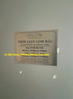 Gia công các loại biển phòng ban cho văn phòng, nhà xưởng, trung tâm thương mại