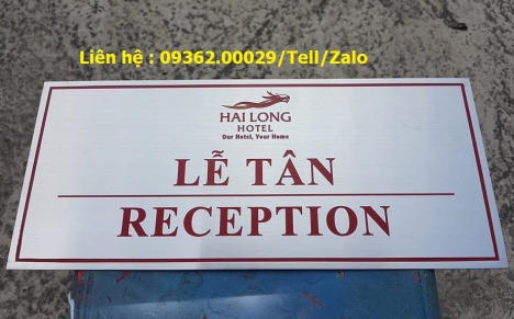 Gia công các loại biển phòng ban cho văn phòng, nhà xưởng, trung tâm thương mại