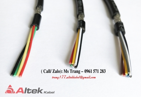 Dây tín hiệu có 2 lớp chống nhiễu 2x0.22 4x0.22, 6x0.22, 8x0.22