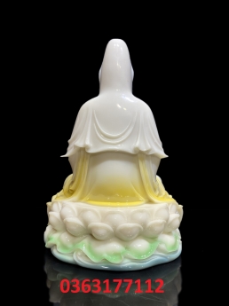 Thỉnh Tây Phương Tam Thánh ngồi đế non nước bằng bột đá sơn màu