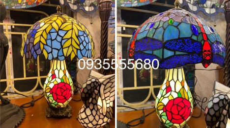 Giao lưu vài em đèn tiffany hai thân dáng độc lạ.