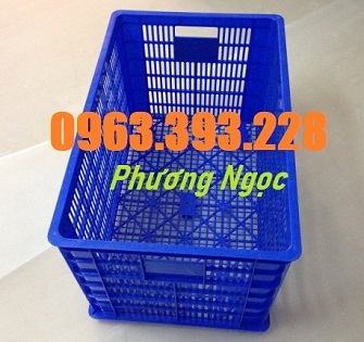 Sọt nhựa rỗng đựng hàng có bánh xe, sóng nhựa hở 5 bánh, sọt nhựa công nghiệp