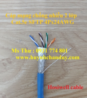 Cáp mạng lõi mềm Cat.6 Patch tiết diện 24 awg dùng cho camera thang máy