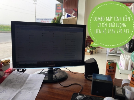 Combo máy tính tiền cho Siêu Thị Tiện Lợi tại Hà Tiên giá rẻ