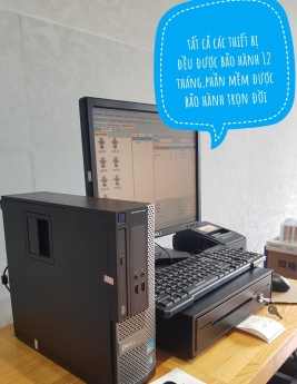 Combo máy tính tiền cho các quán lẩu dê tại Long Xuyên giá rẻ