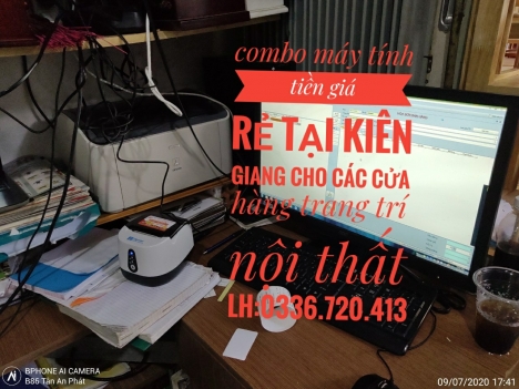 Bán máy tính tiền giá rẻ ở Giồng Riềng cho cửa hàng nội thất