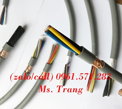 Cáp điều khiển 4 lõi chống nhiễu 2 lớp lá bạc và lưới đồng