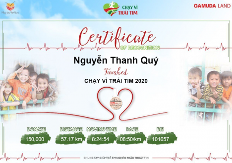 Giải chạy bộ trực tuyến mở rộng, miễn phí 