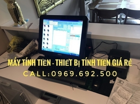 Máy tính tiền cho quán ăn vặt ở Vĩnh Long