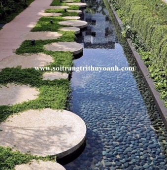 Sỏi trang trí sân vườn