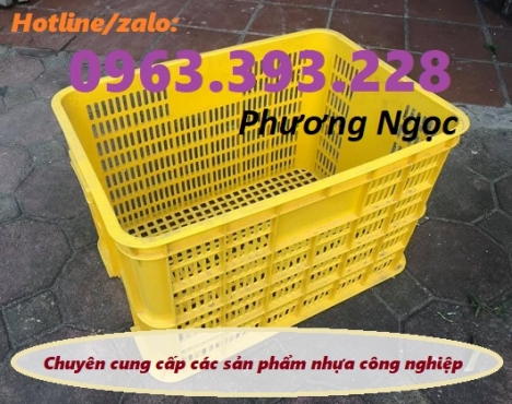Sóng nhựa rỗng HS005, thùng nhựa 8T rỗng, sọt công nghiệp 8 tầng