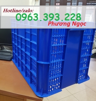 Sóng nhựa rỗng HS005, thùng nhựa 8T rỗng, sọt công nghiệp 8 tầng
