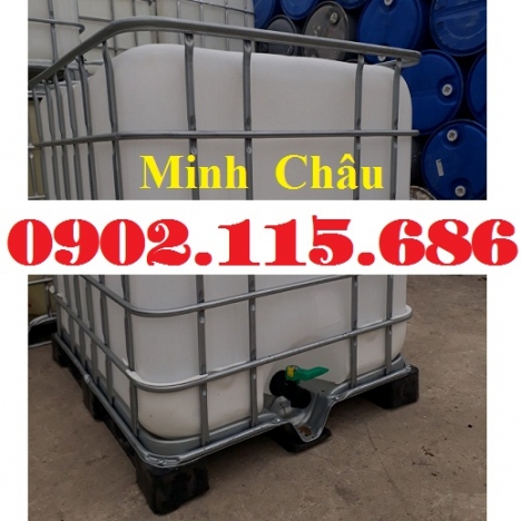 Thùng đựng hóa chất 1000 lít, bồn đựng hóa chất 1000 lít, tank đựng hóa chất 1000 lít,