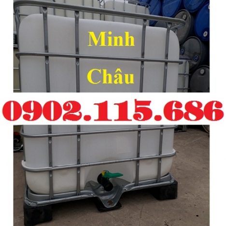 Thùng đựng hóa chất 1000 lít, bồn đựng hóa chất 1000 lít, tank đựng hóa chất 1000 lít,
