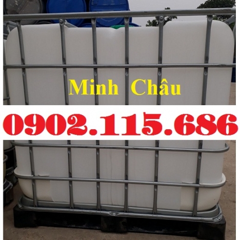 Thùng đựng hóa chất 1000 lít, bồn đựng hóa chất 1000 lít, tank đựng hóa chất 1000 lít,