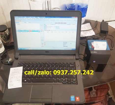 Máy in hóa đơn tính tiền cho quán cafe, shop tại Bắc Ninh