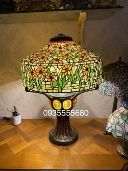 Đèn tiffany họa tiết hoa leo mùa thu độc lạ
