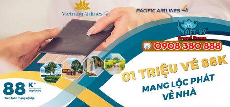 VNA và PA mở bán đồng giá vé 88.000 vnđ