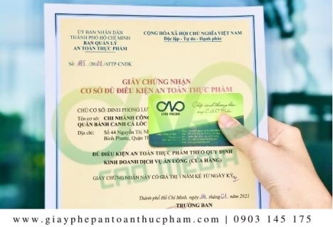 Xin giấy phép VSATTP cho quán bánh canh cá lóc NHANH CHÓNG