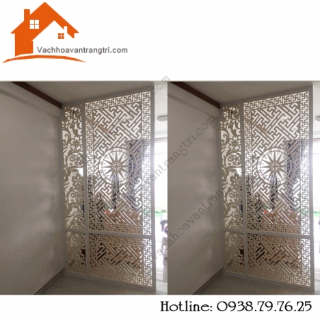 Vách ngăn lam gỗ - vách ngăn cnc đẹp tại quận 12