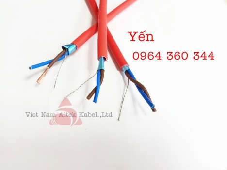 Altek Kabel Cáp chống cháy chống nhiễu 1Pair 1.0mm2, 1.5mm2, 2.5mm2