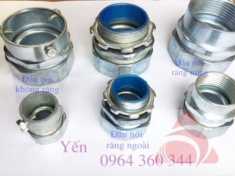 Đại lý ống ruột gà lõi thép bọc nhựa, phụ kiến đầu siết D16, D20, D25 tại Hà Nội