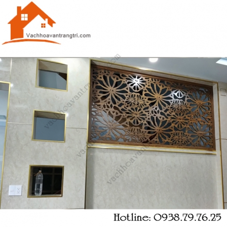 Vách ngăn lam gỗ - vách ngăn cnc đẹp tại quận 12