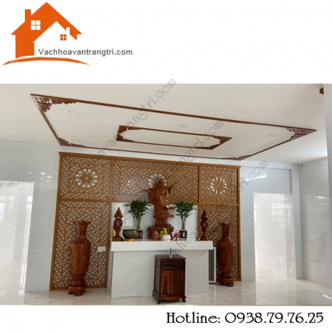 Vách ngăn lam gỗ - vách ngăn cnc đẹp tại quận 12